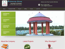 Tablet Screenshot of aishwaryagroup.com